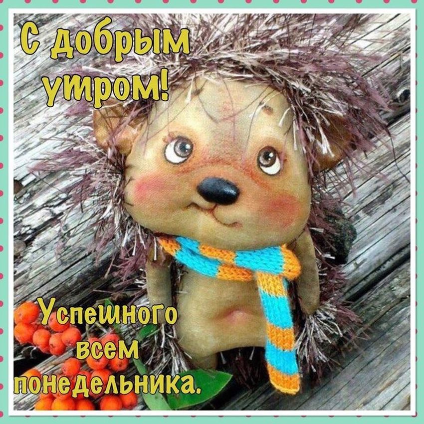 Доброе утро понедельника