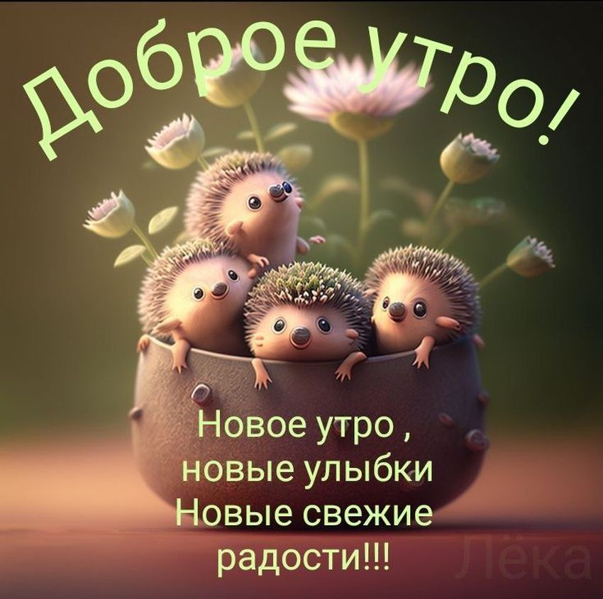 Открытки доброе утро