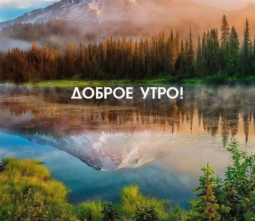 Доброе утро красивая природа